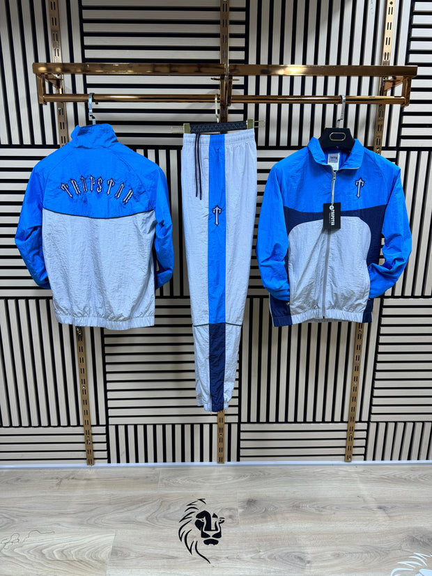 TRAPSTAR Cortaviento Azul y Blanco
