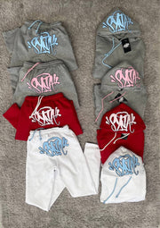 Chandal Syna GRIS (letras Rosas)