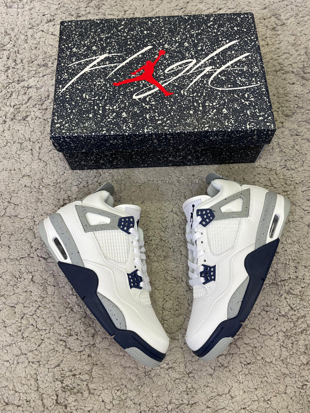 Jordan 4 Retro White Midnigth Navy