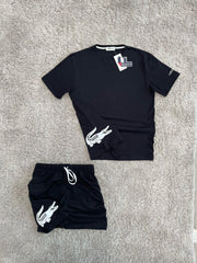 Conjunto Negro La coste 🐊☀️