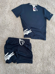 Conjunto La coste Azul Oscuro 🐊☀️