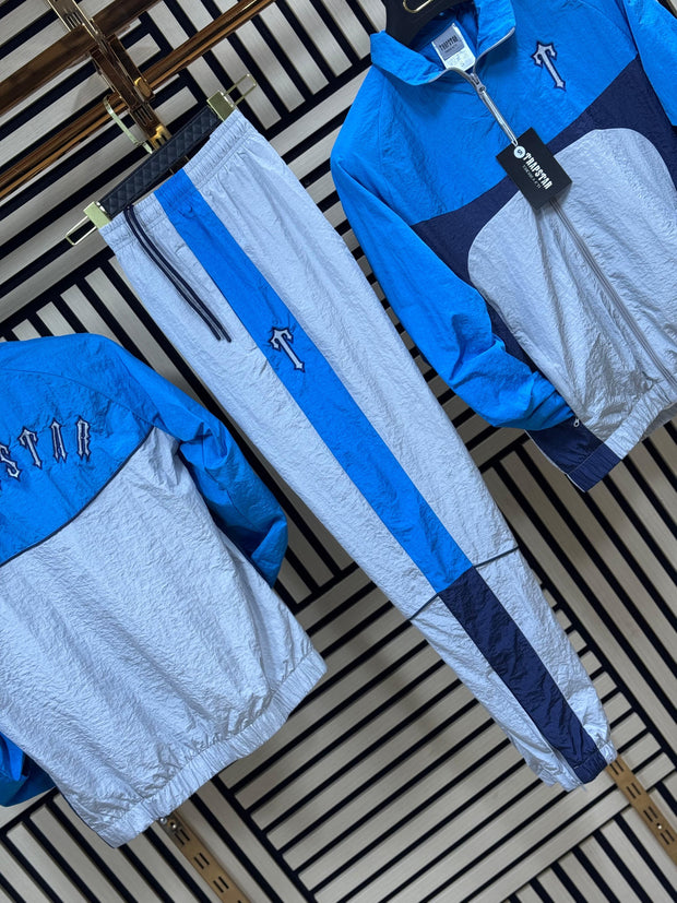 TRAPSTAR Cortaviento Azul y Blanco