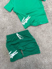 Conjunto La coste Verde 🐊☀️