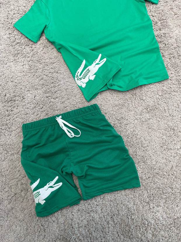 Conjunto La coste Verde 🐊☀️