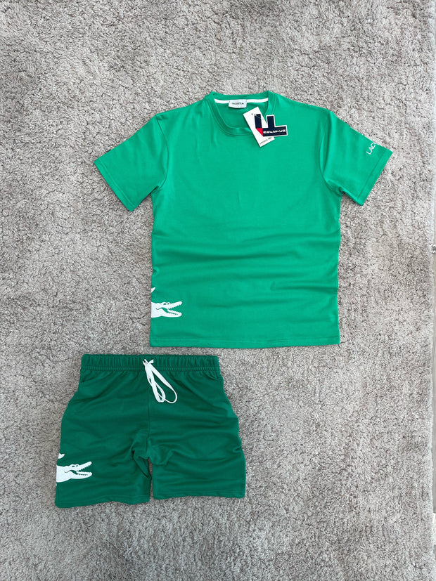 Conjunto La coste Verde 🐊☀️