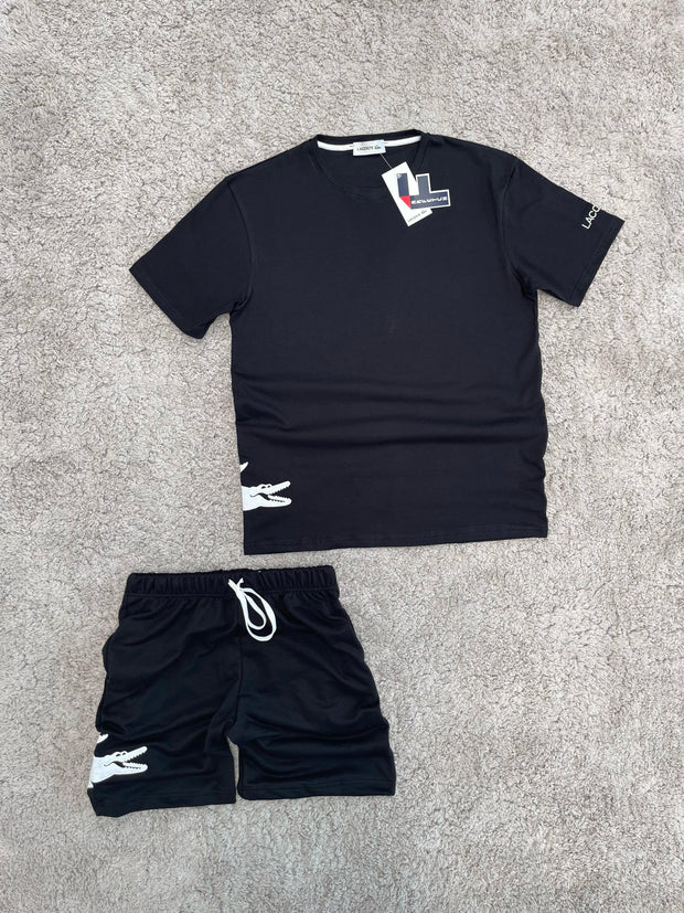 Conjunto Negro La coste 🐊☀️